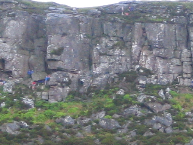 Wanny crag near Cornhills farm